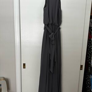 Donna Morgan Gray Gown from BHLDN